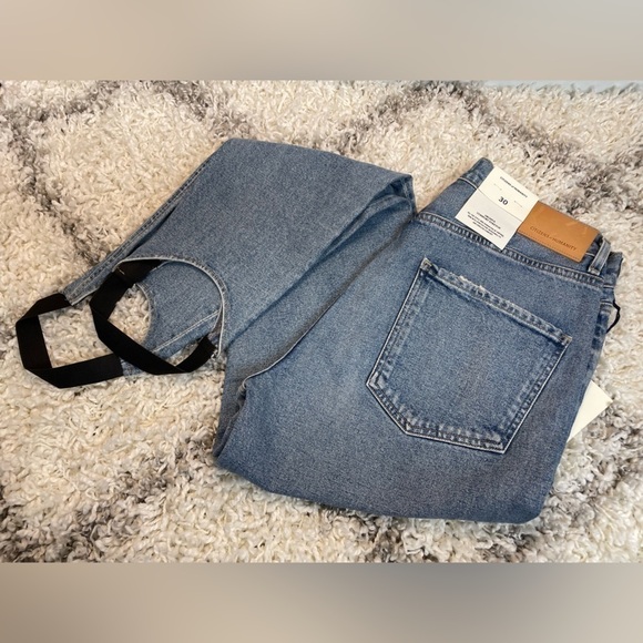 Citizens of Humanity Blue Valerie High Rise Tapered Stirrup Jean size 30 NWT - Picture 7 of 7